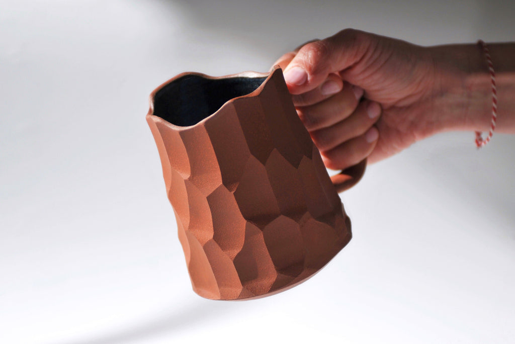 Boulder Big Mug (Kırmızı Stoneware)